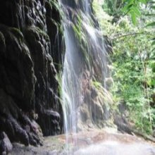 Hughs Dale Waterfall. Photo: Leila Jefferys / Christmas Island Tourism Association