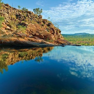 Views across Kakadu from Gunlom's top pools. Credit Spirit of Kakadu Adventure Tours