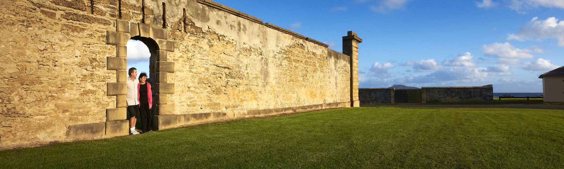 Take a guided tour of the old settlement. Photo: Norfolk Island Tourism