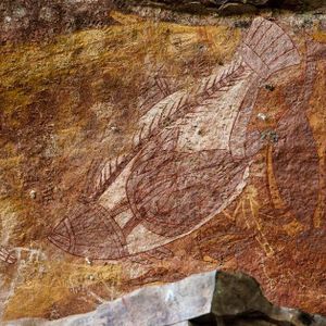 Rock art at Kakadu National Park